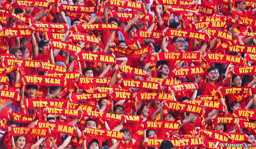 HÌnh ảnh cổ vũ bóng đá Việt Nam