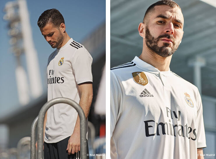 Chiếc áo đấu sân nhà của Real Madrid 2018-2019 mới là lần đầu tiên trong vòng 10 năm trở lại