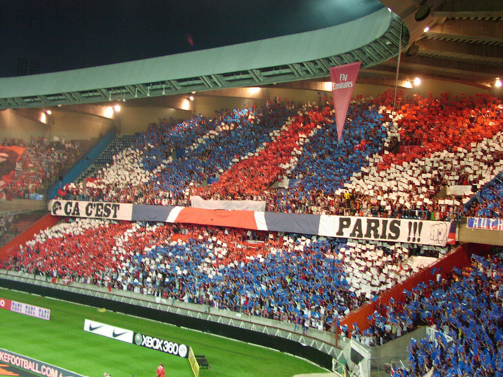 Sức chứa của sân vận động câu lạc bộ Paris Saint Germain