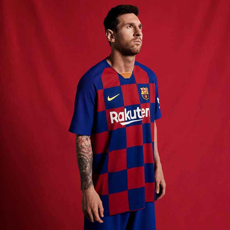Mẫu áo bóng đá clb Barca 2020 sân nhà