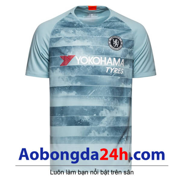 mẫu áo đá bóng đẹp câu lạc bộ Chelsea
