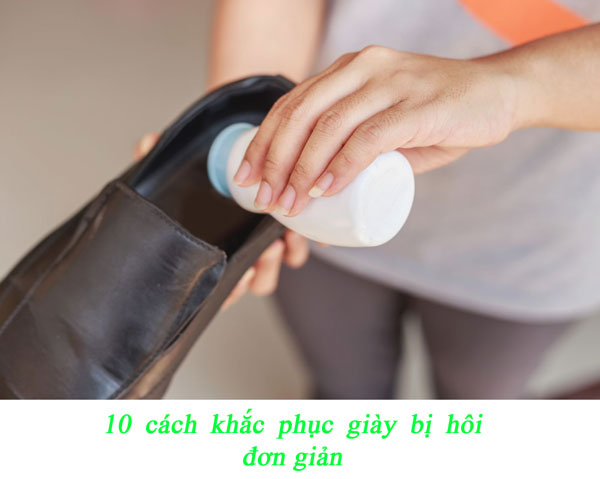 hé lộ 10 cách khắc phục giày bị hôi đơn giản tại nhà