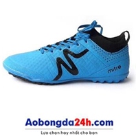 Giày đá bóng Mitre 160603 cổ cao đinh TF xanh da trời
