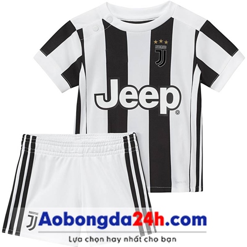 Quần áo thể thao trẻ em Juventus 2018 sân nhà