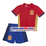 Quần áo thể thao trẻ em đội tuyển Tây Ban Nha 2017 sân nhà