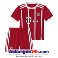 Quần áo bóng đá trẻ em Bayern 2018 sân nhà