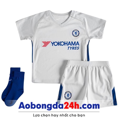 Quần áo thể thao trẻ em Chelsea trẻ em 2018 sân khách