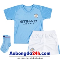 Quần áo thể thao trẻ em Manchester City 2018 sân nhà