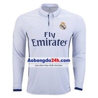 Áo đá bóng dài tay Real Madrid 2017 sân nhà