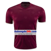 Áo bóng đá không Logo đội tuyển Nga bã trầu sân nhà