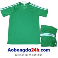 Áo Traning không logo xanh lá cây (mẫu 52)