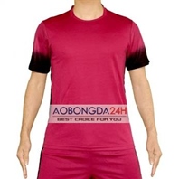 Áo đá banh không logo Traning đỏ (mẫu 44)