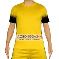 Áo bóng đá không logo Traning vàng (mẫu 45)