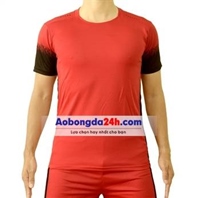 Áo bóng đá không logo Traning màu cam (mẫu 47)