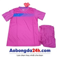Áo đá banh không logo Traning màu tím (mẫu 60)