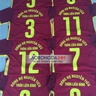 Mẫu in áo đá bóng số 11