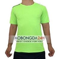 Áo đá banh Trainning không logo màu nõn chuối (mẫu 08)