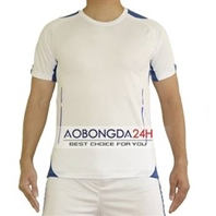 Áo không logo Trainning trắng (mẫu 22)