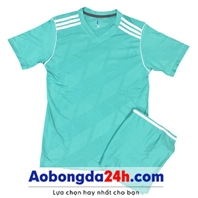 Áo Traning không logo màu xanh ngọc (mẫu 66) 