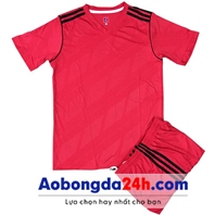 Áo không logo Traning màu đỏ (mẫu 70)