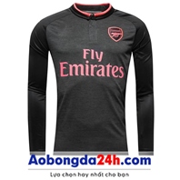 Áo đá banh dài tay Arsenal 2018 Sân khách
