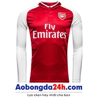Áo đá banh dài tay Arsenal 2018 Sân nhà