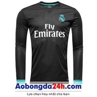 Áo bóng đá Real Madrid tay dài 2018 Sân khách 