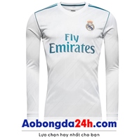 Áo bóng đá dài tay Real Madrid 2018 Sân nhà