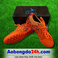 Giày Mira 02 (MR02) màu cam chính hãng, đinh TF, da PU chống nước