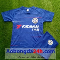 Quần áo thể thao trẻ em Chelsea 2018-2019 sân nhà