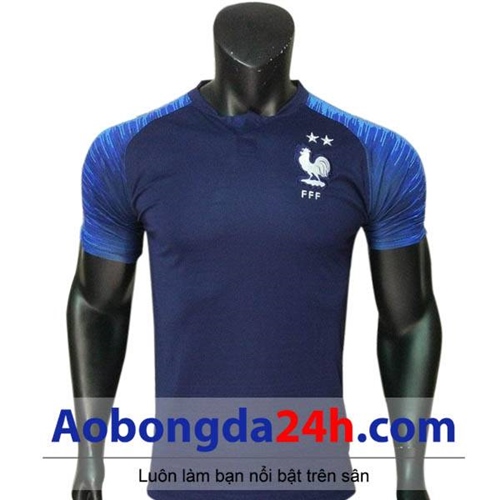 Áo bóng đá Pháp 2 sao mẫu mới 2018 - 2019