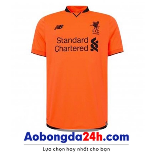 Áo CLB Liverpool 2017-2018 mẫu thứ 3 màu cam