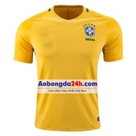Áo đá banh Brazil 2015-2016 Sân nhà màu vàng