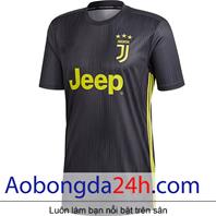 Áo đá banh Juventus 2018-2019 mẫu 3 màu đen