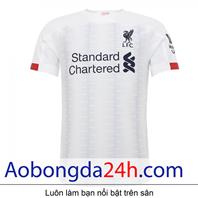 Áo đấu Liverpool 2019-2020 sân khách màu trắng 
