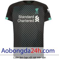 Áo bóng đá Liverpool 2019-2020 mẫu 3 màu đen