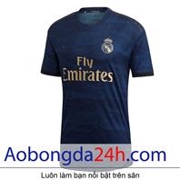 Áo đấu Real Madrid 2019-2020 mẫu 3 màu đen