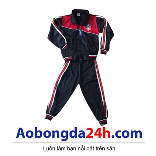 Quần áo khoác bóng đá trẻ em dài tay Atlentico Madrid (Mẫu 03)