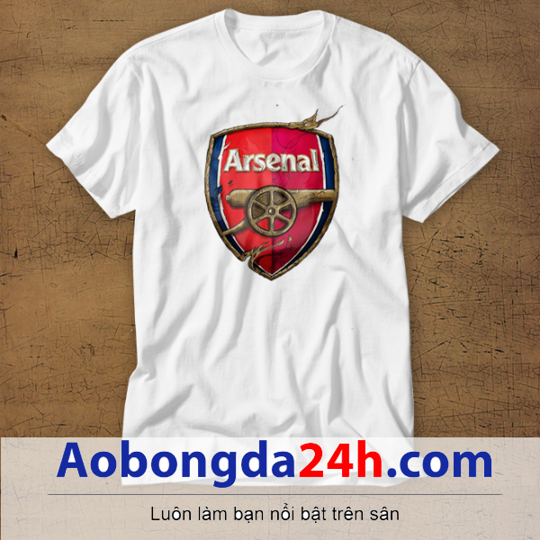 Mẫu áo phông thể thao in hình Arsenal mẫu 01