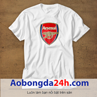 Mẫu áo phông thể thao in hình Arsenal mẫu 15