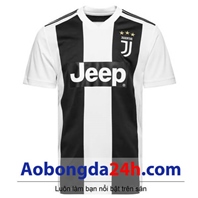 Áo Juventus 2018-2019 sân nhà sọc đen