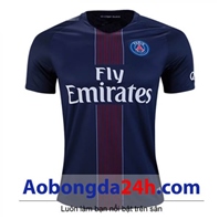 Áo bóng đá Paris Saint Germain 2016-2017 sân nhà xanh