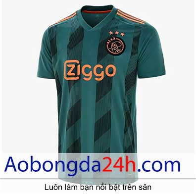 Áo CLB Ajax Amsterdam 2019 - 2020 sân khách màu xanh rêu