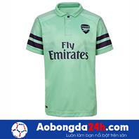 Áo đấu câu lạc bộ Arsenal 2018-2019 mẫu 3 màu xanh ngọc