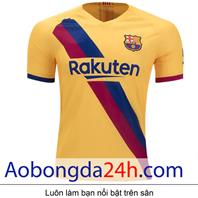 Áo đấu Barca 2019 - 2020 sân khách màu vàng