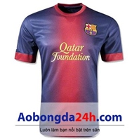 Áo Barcelona mùa giải 2012-2013 sân nhà xanh đỏ