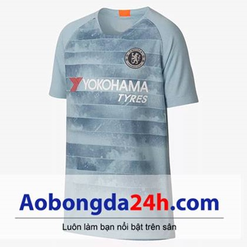 Áo Chelsea 2018/2019 mẫu thứ 3 màu xanh ngọc