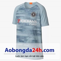 Áo Chelsea 2018/2019 mẫu thứ 3 màu xanh ngọc