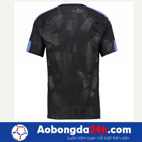 Áo bóng đá CLB Man City 2017-2018 màu xám mẫu thứ 3