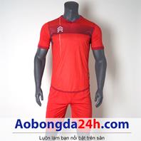 Áo Traning không logo màu đỏ (mẫu 57)